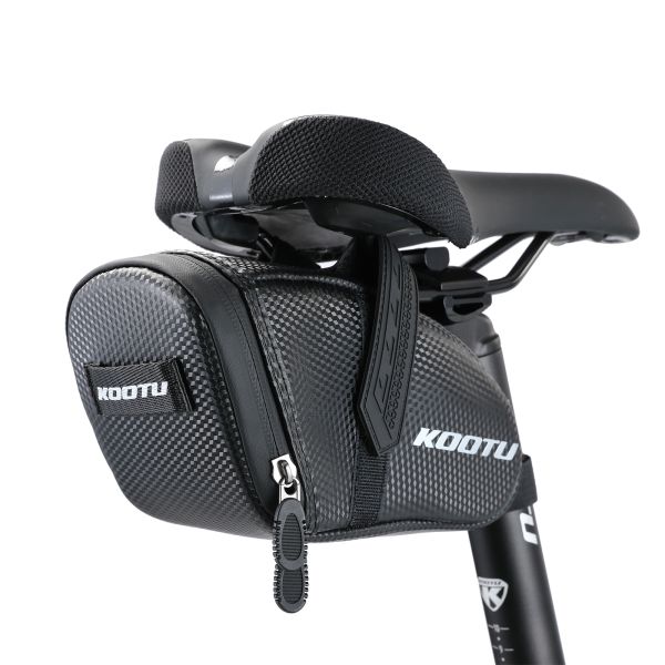 Bolso del poste de Seat de la prenda impermeable del bolso de la silla de montar de la bicicleta de KOOTU para la bici de montaña de la bici del camino