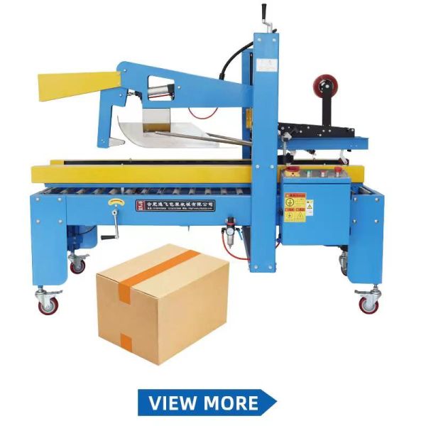 Automatic Flaps Sealing Machine for Food Industry Packing Line Carton Case Box Erector