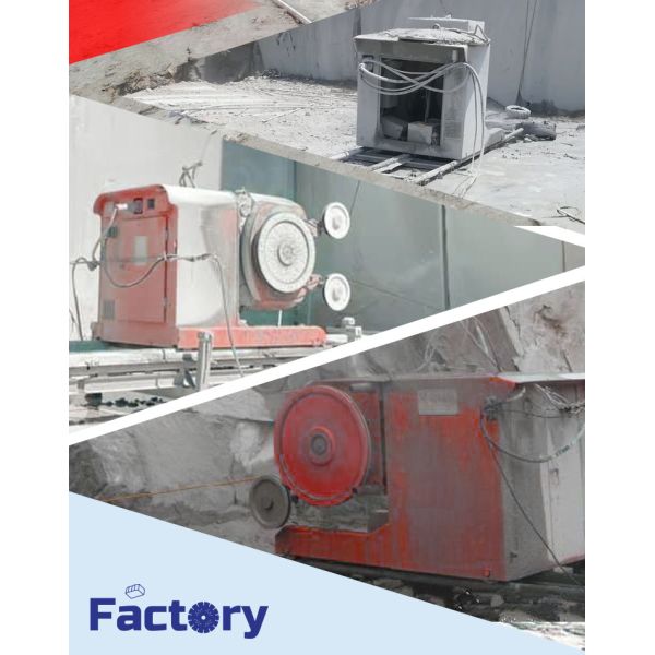 Машина для резки камня мощностью 30 кВт/40 л.с. для резки алмазных проволочных пил в карьере гранитного мрамора