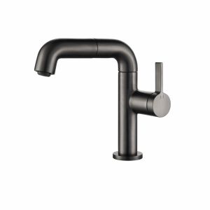 Hot Cold Water Basin Mixer Faucet 183mm Brusher Rose Gold/Black Orin OR1192311