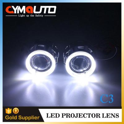 Saias C3 Angel Eye Projetor Shrouds Masks do farol de 3,0 polegadas