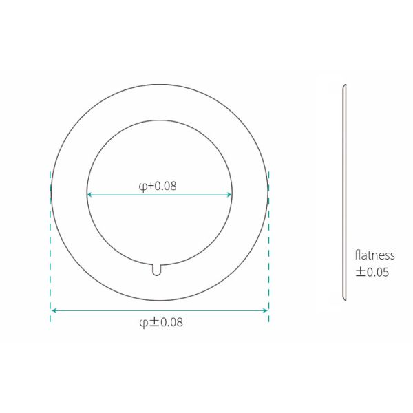 45x8x0.3Мм из нержавеющей стали 420J2 Ротационные резачные лезвия для линий резки металла