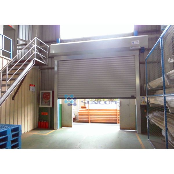 Inteligência Porta de Segurança Industrial de Alto Desempenho Porta de Rolo de Alta Velocidade