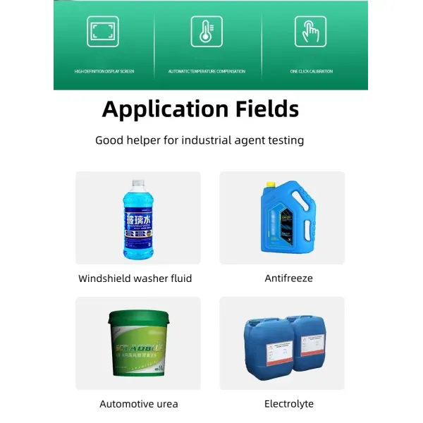 Digital Brix Refractometer Salinity Honey Wine Beer Alcohol Clinical Car Coffee