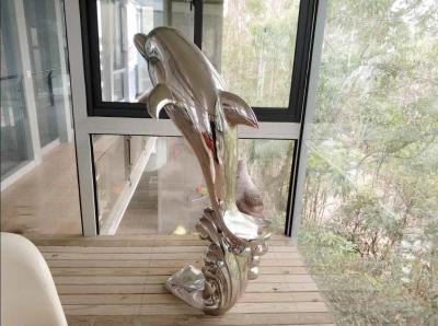 Esculturas animais lustradas do metal, esculturas animais do jardim do metal moderno