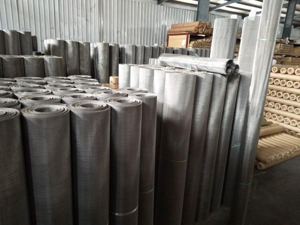 Plain Dutch Twill Stainless Steel Wire Cloth Mesh For Filtration , High Temperature Resistance