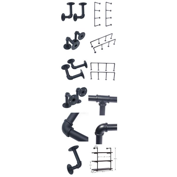 Регулируемая металлическая стойка для одежды для одежды DN15 DN20 DN25