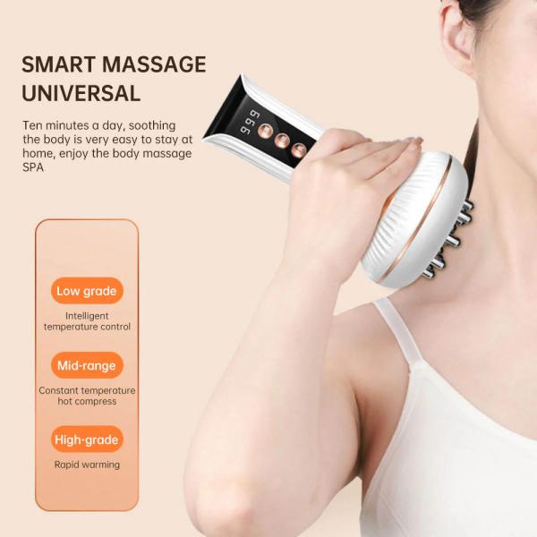 EMS Microcurrent Electric Body Slimming Massager Body Meridian Massage Brush