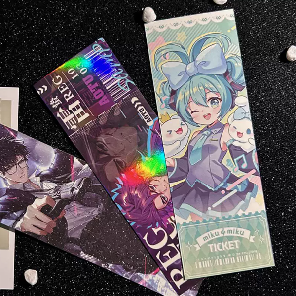 Custom OEM Holographic Laser Ticket Printing For Collectible Cards
