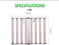 1000W LED dobrável luz de crescimento A solução perfeita para o crescimento e cultivo de plantas