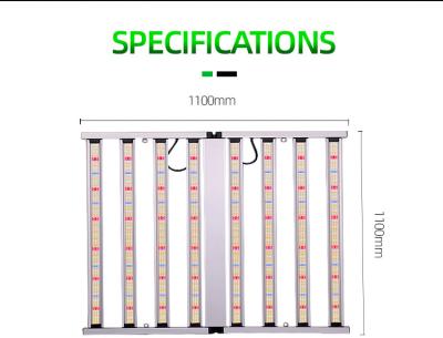 1000W LED dobrável luz de crescimento A solução perfeita para o crescimento e cultivo de plantas