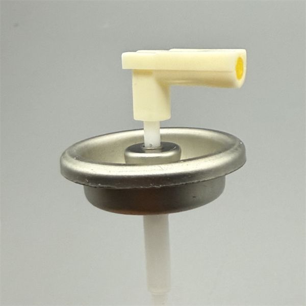 Válvulas de aerosol dosificadoras registradas por la NSF H1 para lubricantes para maquinaria alimentaria con diseño sanitario y lubricidad no tóxica.