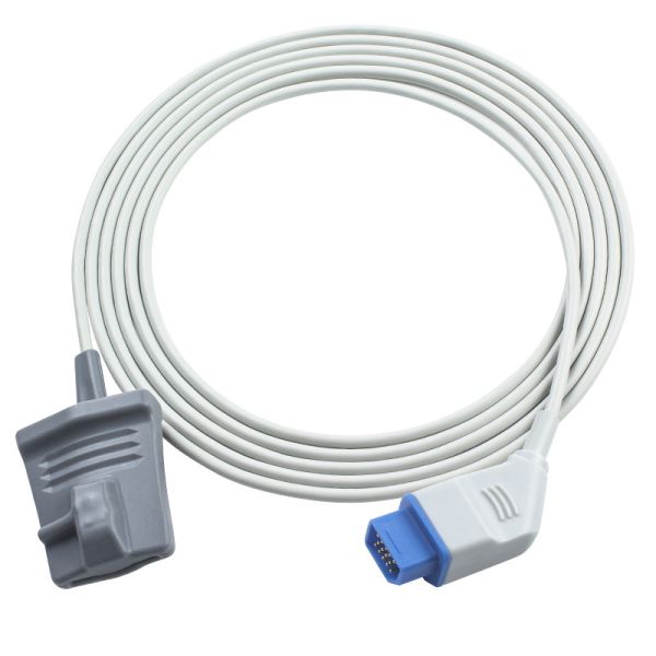 Nihon Kohden Direct SpO2 Sensor Cable NHNK3014 Round 14Pin BSM9800 BSM2350 Adult Finger Clip SpO2 Probe
