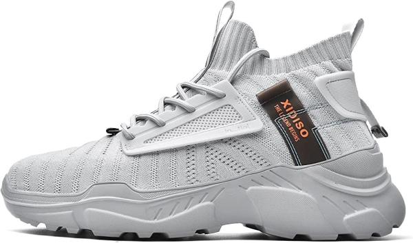 Shockproof Xidiso Mens Running Casual Sports Shoes Rubber Sole MD Sole