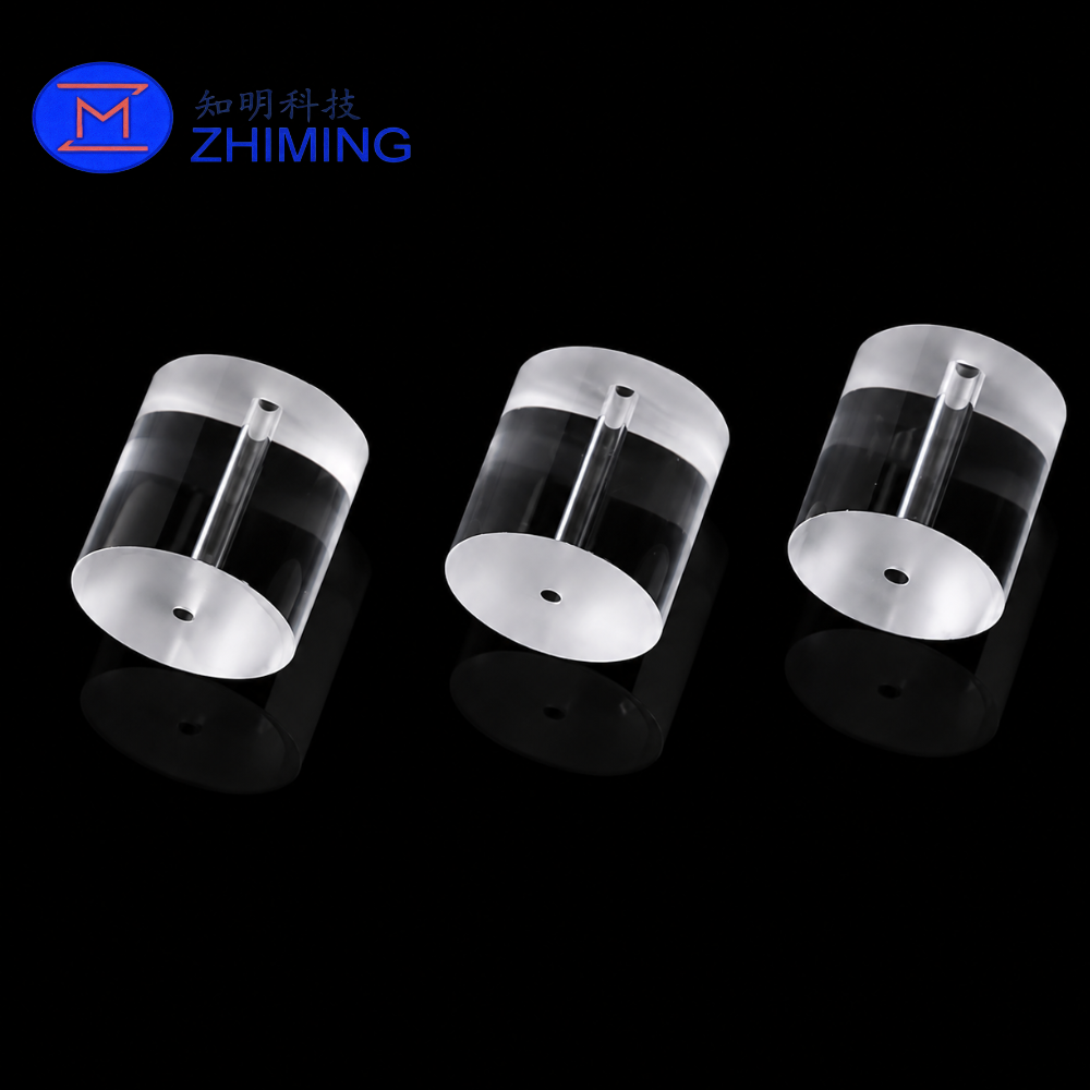 Custom Precision Thick-Wall Quartz Tube with Axial Through Hole