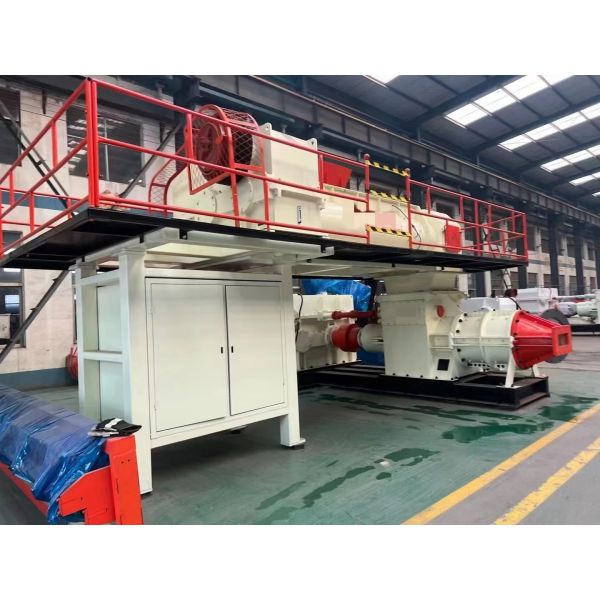 Brick Making Machine Fully Automatic JKY55 Double Stage Vacuum Clay Brick Extruder