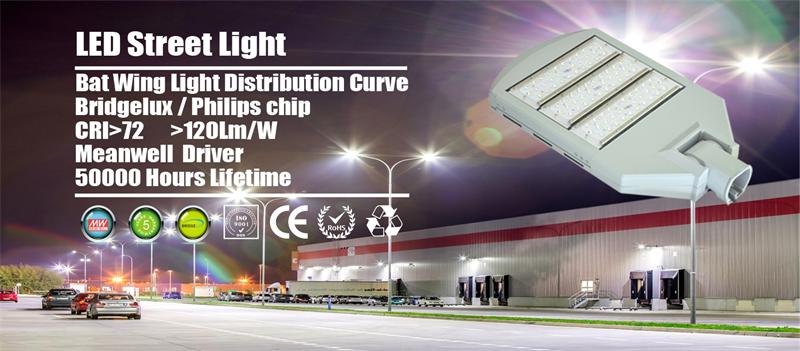 Энергосберегающее уличное освещение 50W с водителем Sosen обломока Bridgelux 3 лет гарантии