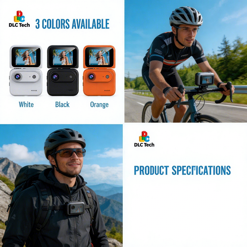 Mini Action Camera Stabilization 143 Wide Angle Lens 2.0