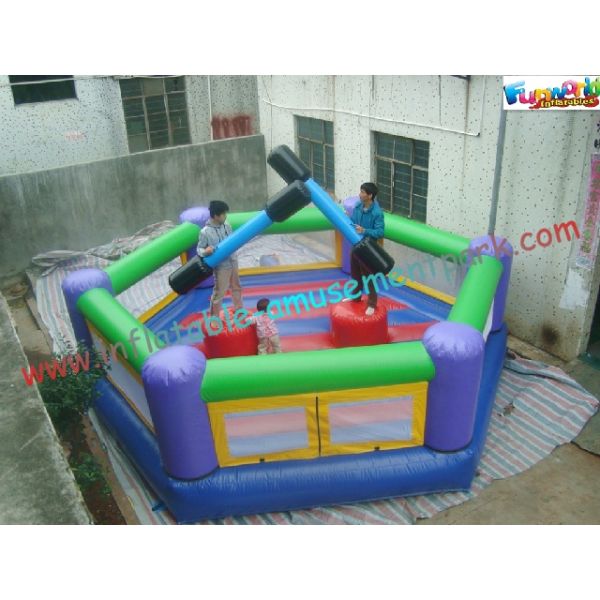 Commercial Inflatable Sports Games , Outdoor Inflatable Gladiator Joust
