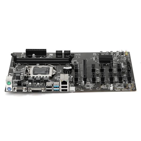 12 Graphic Cards Cryptocurrency Eth Mining PC Motherboard Intel® B250