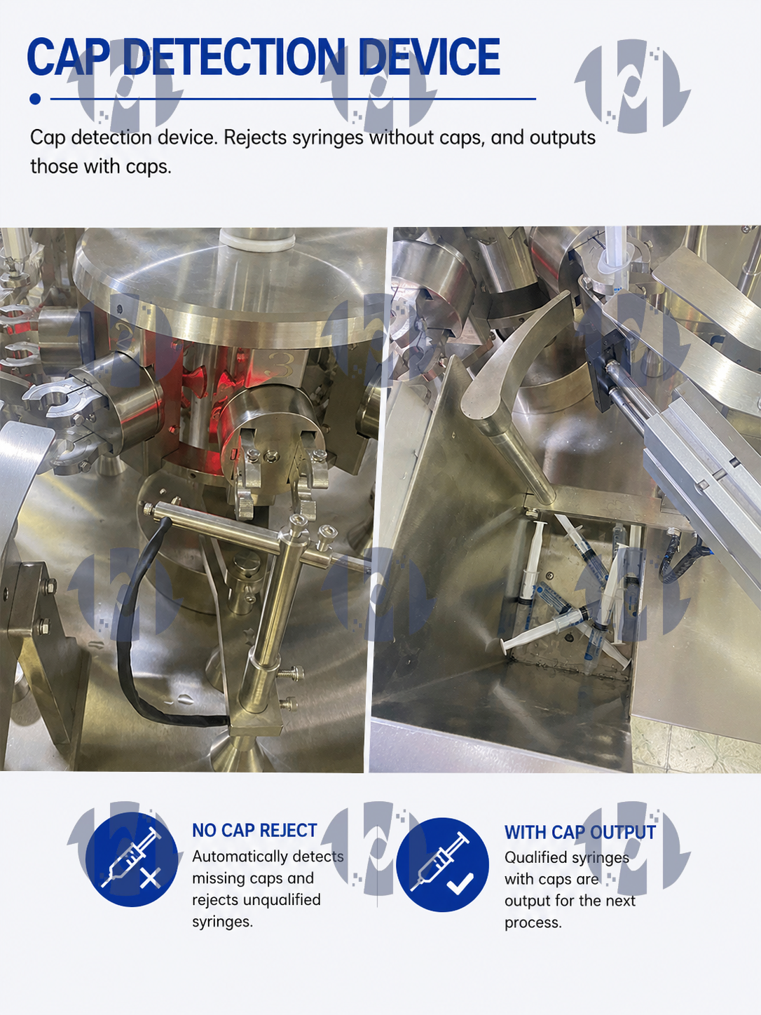 Fully Auto 380V Syringe Injector Filling Machine