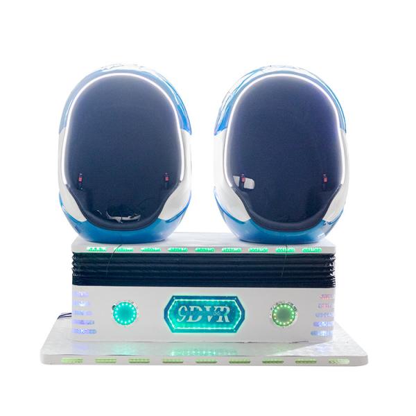Double Chair Virtual On Arcade Cabinet , Omni Directional Vr Motorbike Simulator