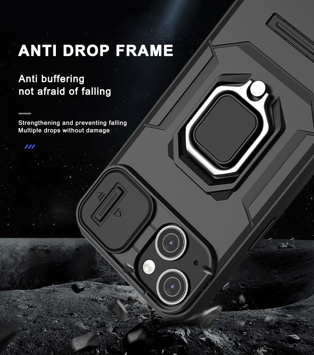 Slide Phone Case for Iphone 15 14 13 12 11 10 Plus Pro Max Rotating Camera Lens Protector Magnetic Privacy Cover Laudtec