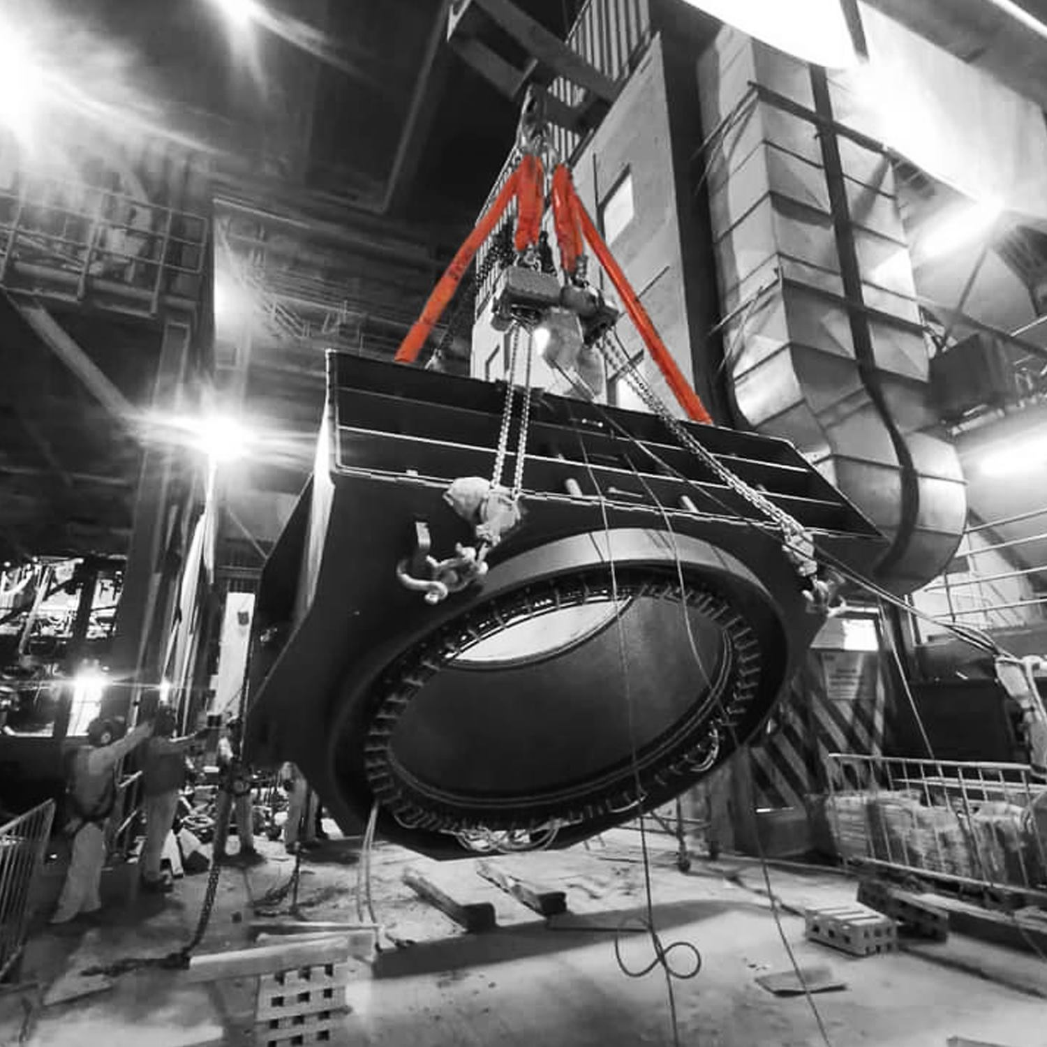 1ton - 10ton Polyester Lifting Sling 6:1 Double Layer Double Eye Sling