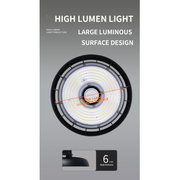Classic High Lumen IP65 200w Led High Bay Light For Factory Warehouse Industrial Lighting