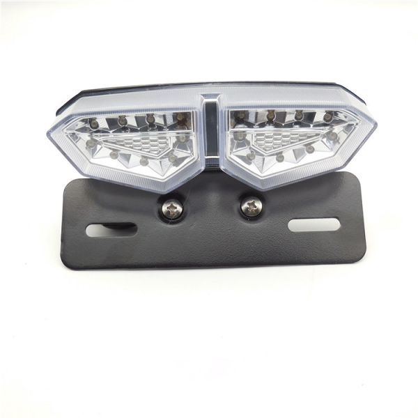 Motorcycle LED Tail Light with Turn Signals Red/Yellow Light Color and 0.01-0.29W