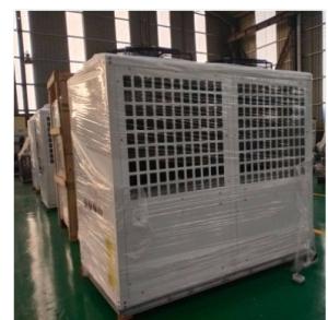 Wall Mounted Water Chiller Evi Heat Pump For Home Heating And Cooling R410A