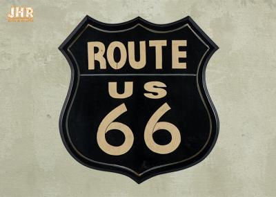 Das chapas de madeira da parede da caixa chave de Route 66 suportes chaves de madeira