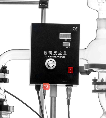 5L Glass Reactor Jacketed Double Layer Glass Reactor For Lab