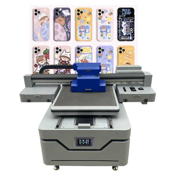 Factory 6090 Acrylic Bottle Led Lamp UV Printing  Multifunctional Inkjet Printers with CCD on Carpet/polymer Transparent/pen