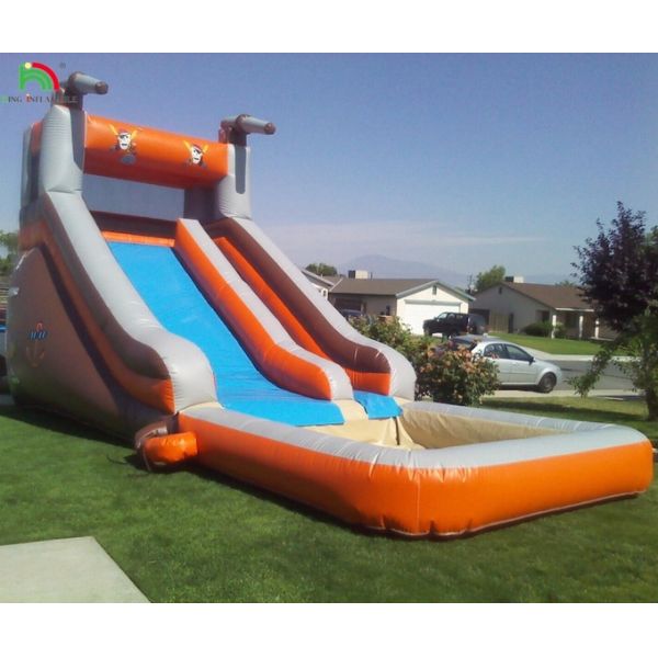 High Quality Cheap Inflatable Water Slide With Water Pool Water Slides Inflatable For Kids And Adults