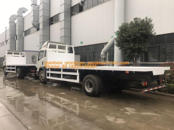 4x2 6 Tires Sinotruk Howo Flatbed Truck For 10- 20T Load Capaicty LHD