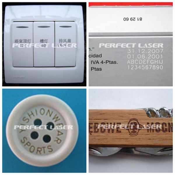 Portable Mini Fiber Laser Etching Machine With Safe Fullcolsed Cabinet , CE / ISO