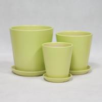 Garde-plantes en céramique brillante pour décoration intérieure