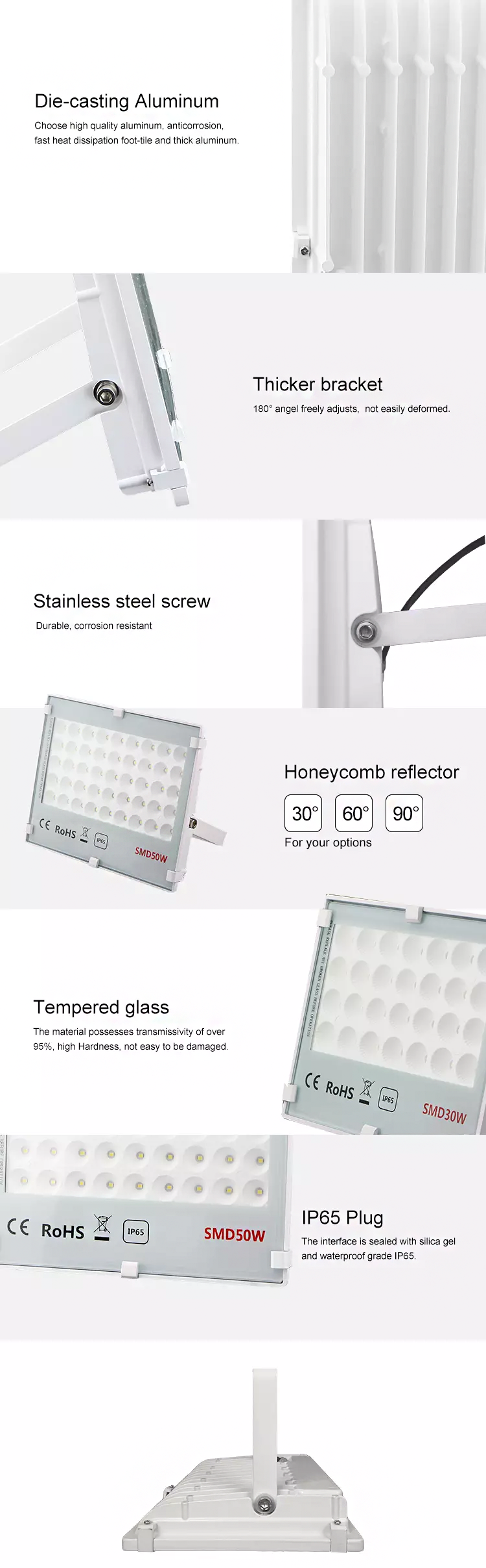 Тонкая линия на открытом воздухе света потока СИД, света потока СИД экстерьера современного дизайна белые