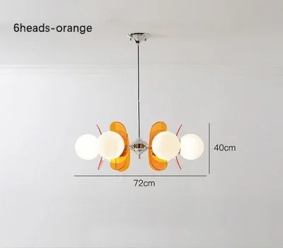 Designer Medieval Magic Bean Dining Table Chandelier Bauhaus Retro Restaurant Chandelier (WH-VP-318)