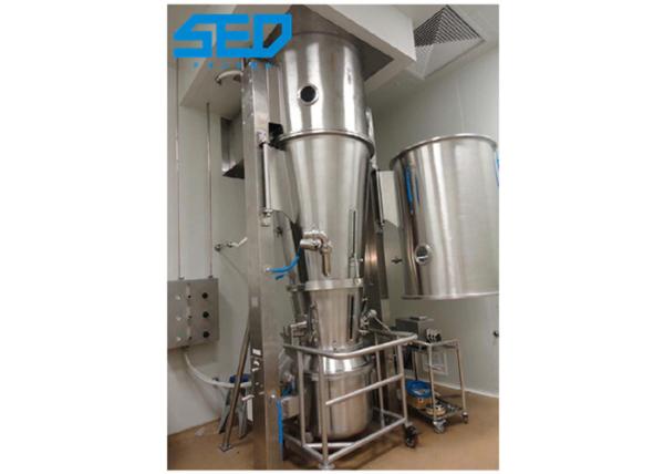 Máquina farmacêutica do Coater de Pelletor do granulador da cama fluida para materiais do pó