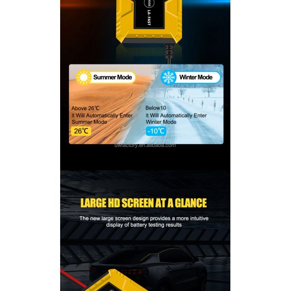 CAR CHARGER Intelligent Maintenance Battery Charger for AGM and GEL Batteries 12V/24V Output