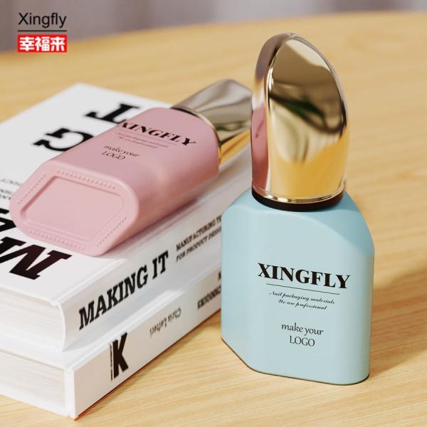 12ml Nail Polish Bottle Empty Gel Container Nail Art Gel Polish Glass Bottle