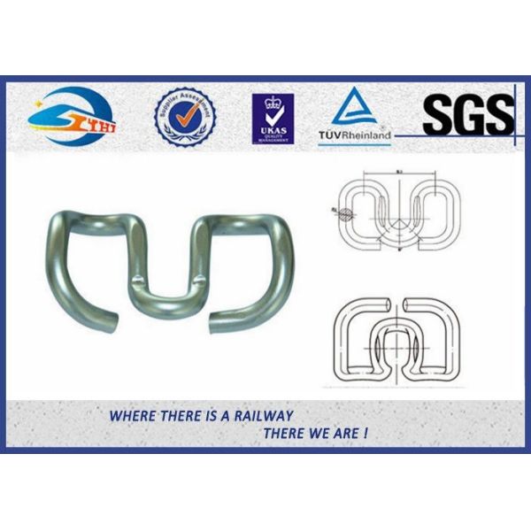Рельс струбцины напряжения стали 60Si2MnA SKL весны эластичный закрепляет черноту окиси