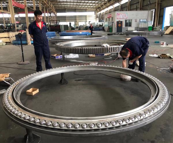 Engrenagem externo que gerencie Ring Bearing Dia 200 - 11000 milímetros e rolamento do empilhador