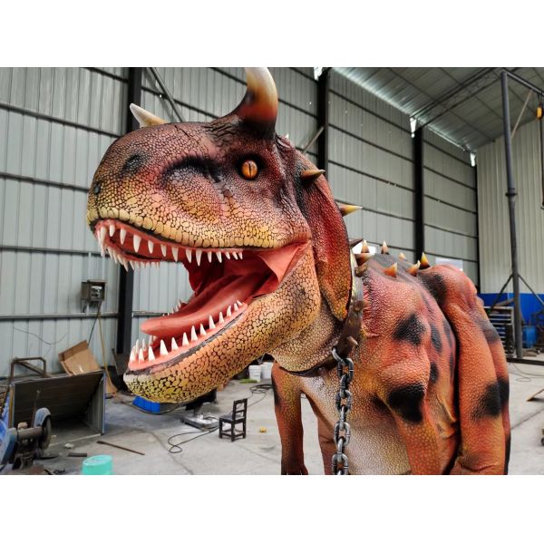 Adult Carnotaurus Hidden Leg Dinosaur Costume Model