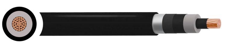 FR-N20XA8E-AR 18/30kV Cable NF C 33-226 - Cu/XLPE/MDPE Copper Conductor