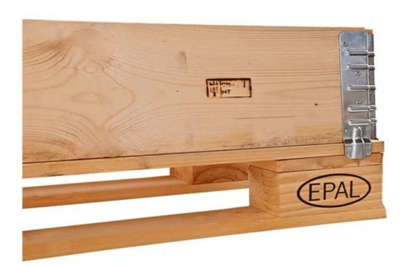 Customized Dimension Crate Box Wooden Foldable Standard Pallet Collars