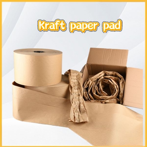 50cm Buffer Paper Double Layer Extra Strength Recycled Kraft Paper Sheet For Bottles