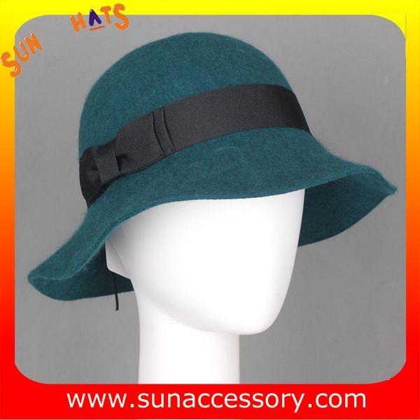 6090343 Sun Accessory customized  winner  fashion 100% wool felt clothe hats, women hats and caps wholesaling